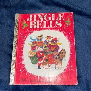 Little Golden Book Jingle Bells Children Story Time Christma 1979